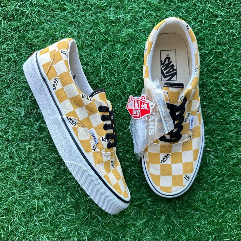 Vans Era Big Check Yellow True White - Picture 5 of 6